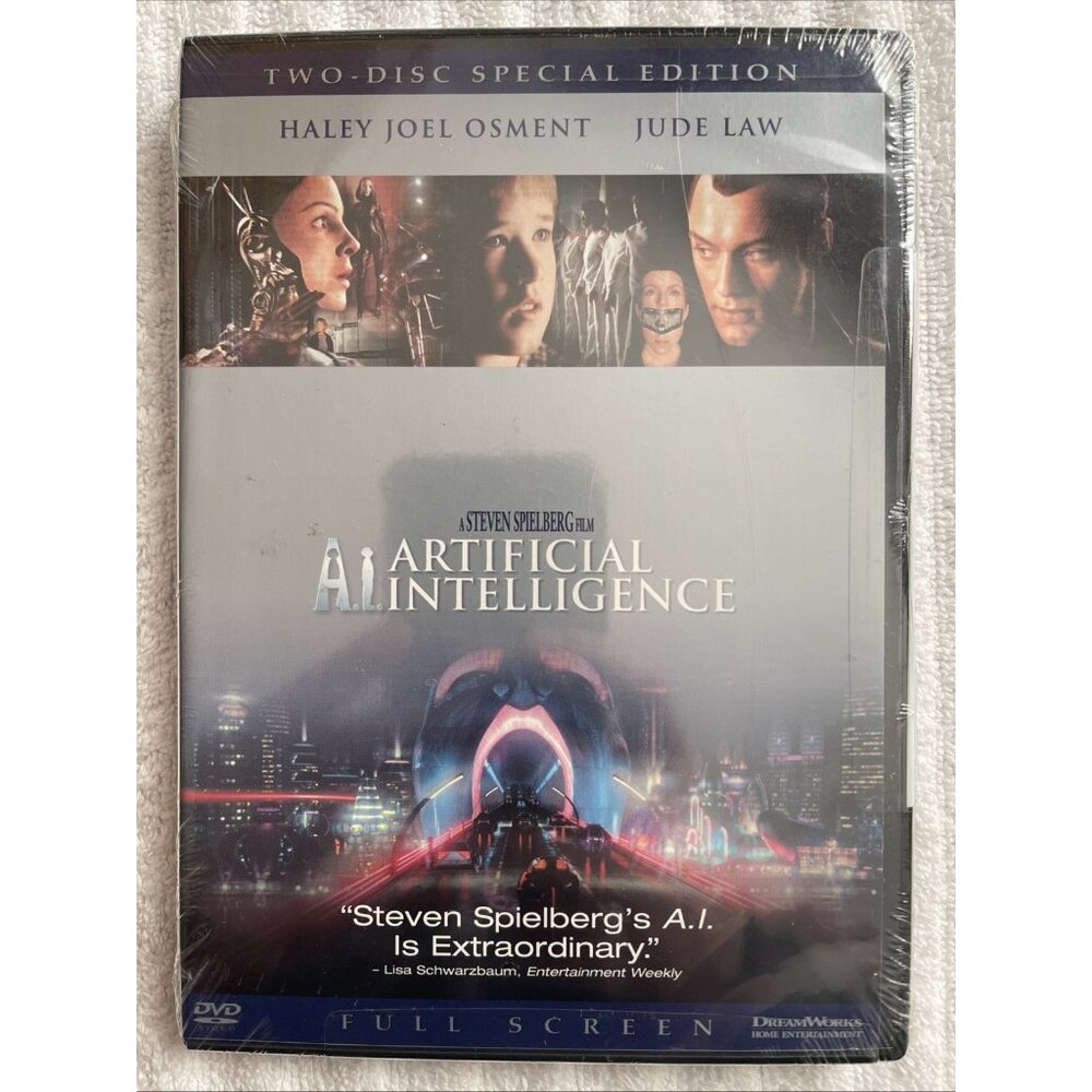 A.I. Artificial Intelligence (DVD, 2002, 2-Disc Set, Special Edition)
